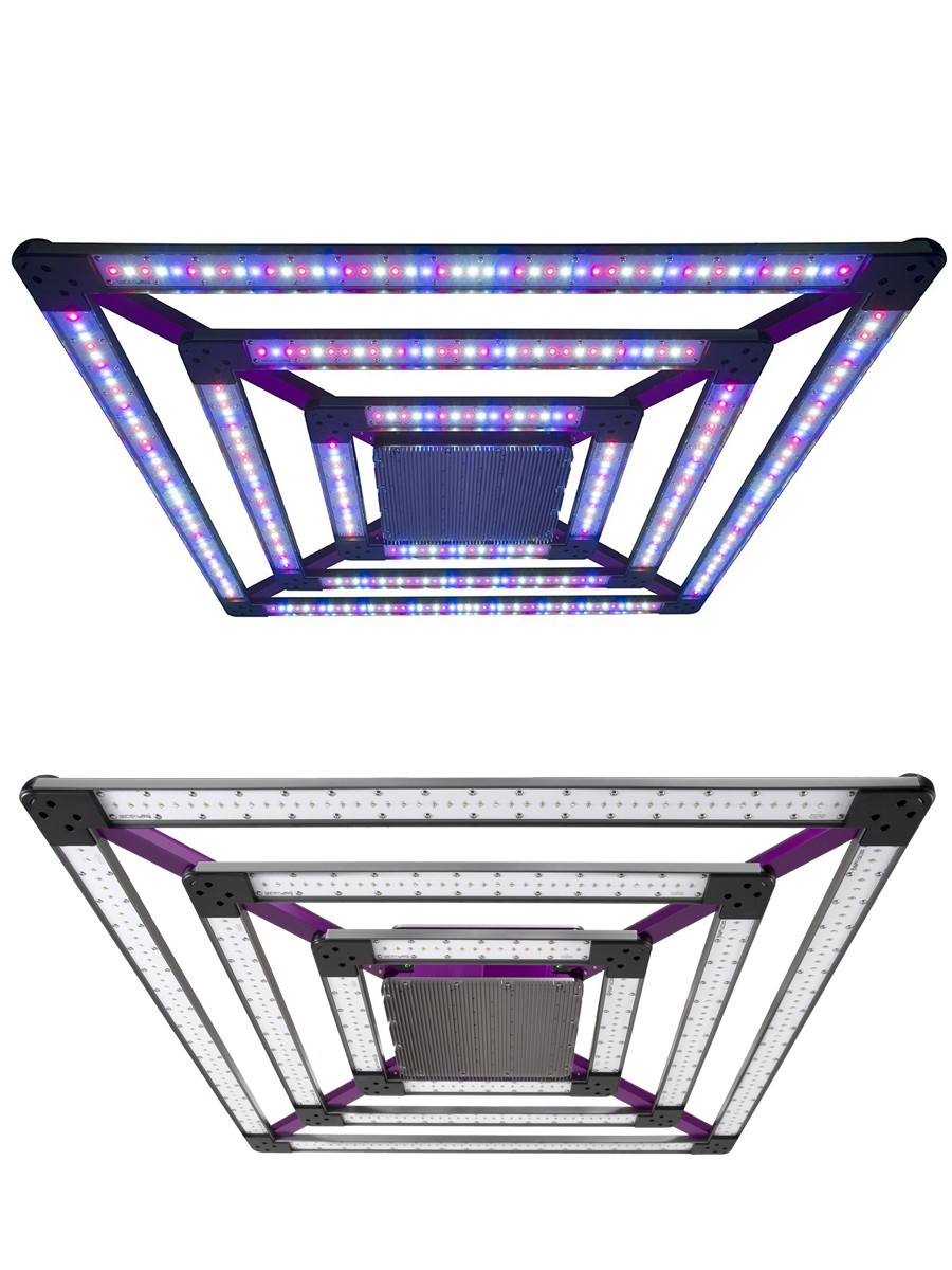 X2 Commercial LED Grow Light on off