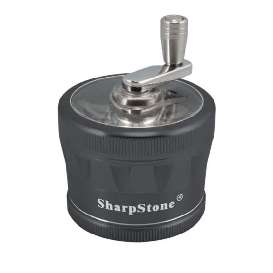 2.5 sharpstone 2.0 4pc crank top grinder black 1 2