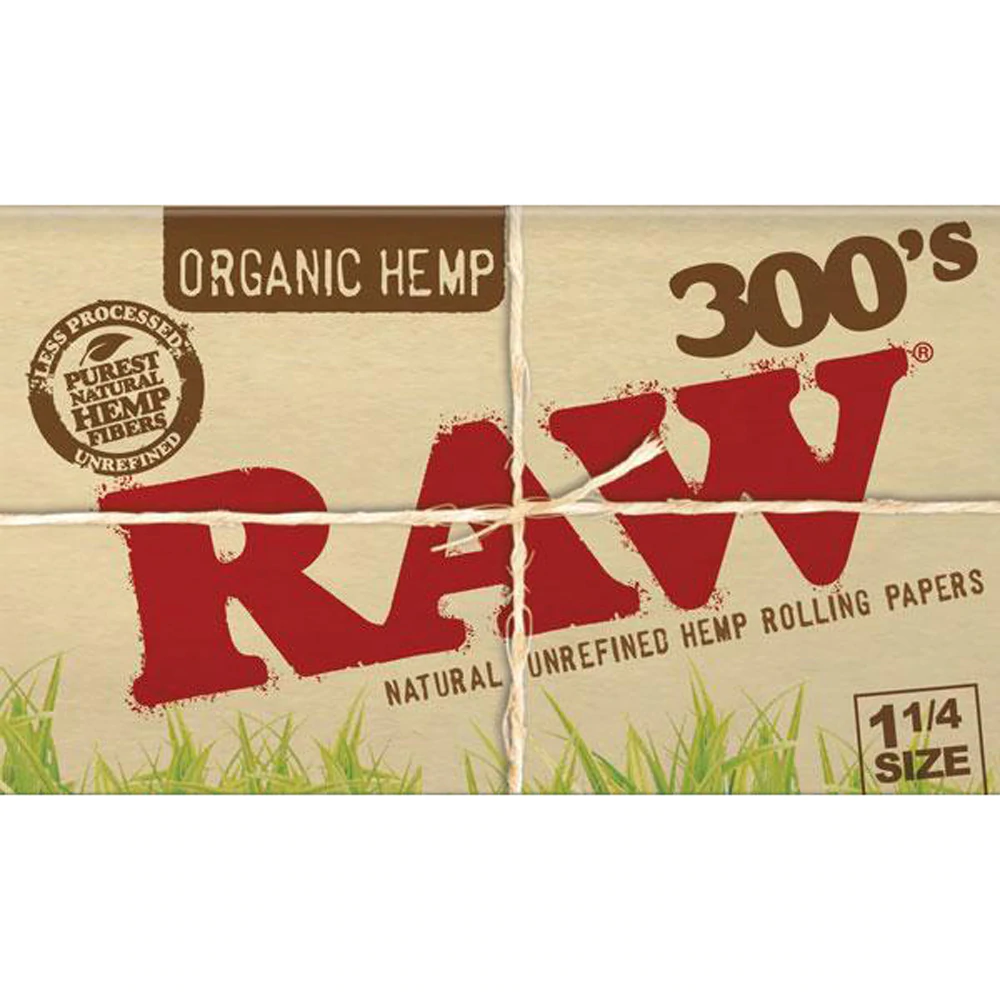 RAW Organic Hemp 300s Rolling Papers (40 Pack)
