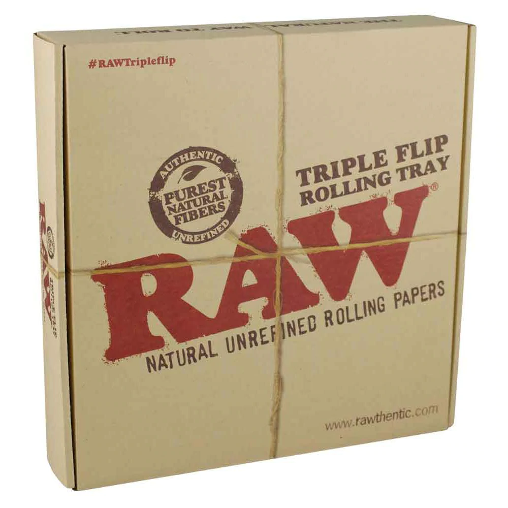 RAW Triple Flip Bamboo Rolling Tray