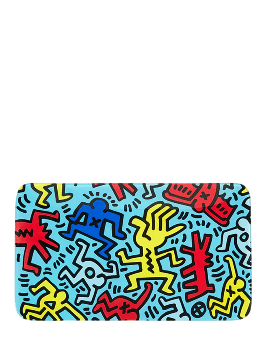 K. Haring Glass Rolling Tray