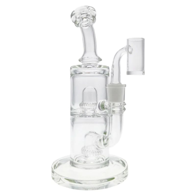 Thick Ass Glass Double UFO Perc Oil