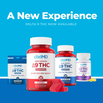 Save 30% on delta-9 products at  cbdMD