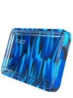eyce silicone and glass rolling tray