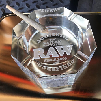 Save 23% on RAW Crystal Ashtrays at Rolling Paper Depot