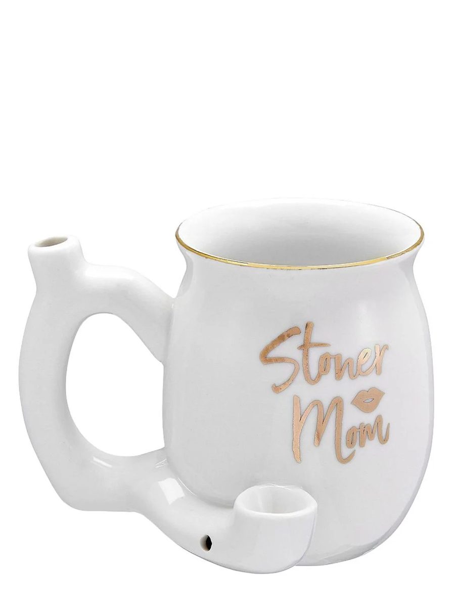 stoner mom mug pipe roast and toast
