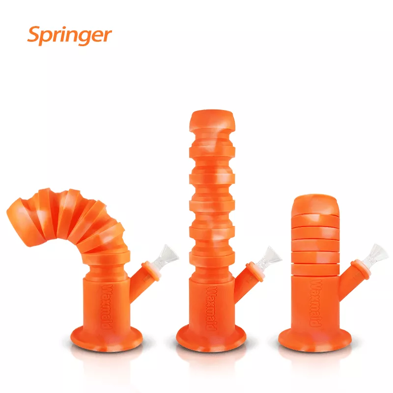 Waxmaid Springer Collapsible Silicone Water Pipe