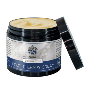 Save 74% on CBD Foot Therapy Cream at Sun State Hemp