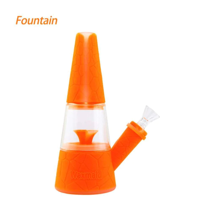 Waxmaid Fountain Silicone Glass Water Pipe