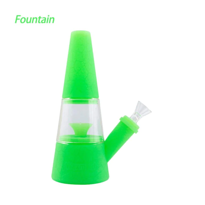 Waxmaid Fountain Silicone Glass Water Pipe