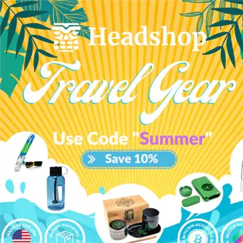 Save 10% on all products at Headshop.com