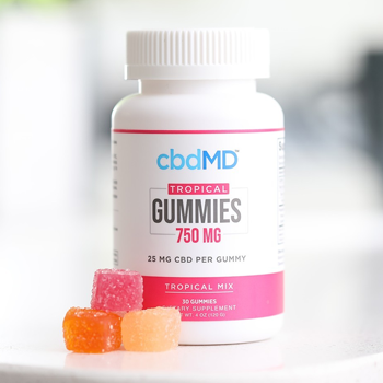 Save 25% on Tropical CBD Gummies at cbdMD