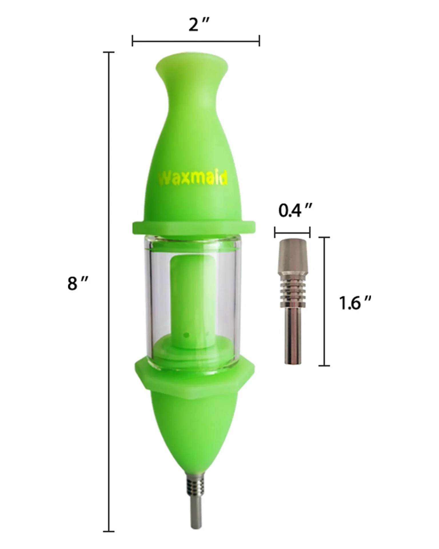 waxmaid capsule silicone glass nectar collector dab rig 28302730723402