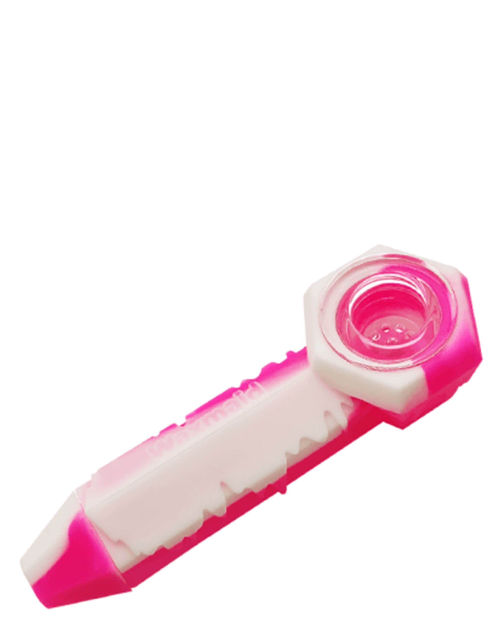 waxmaid freezable silicone ice spoon pipe pink cream hand pipe 723685128042 28414170595402