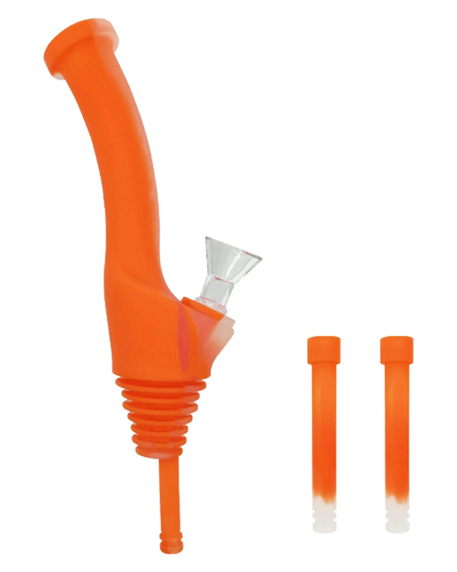 waxmaid universal traveler water bottle pipe translucent orange bong 714929473929 28303826190410