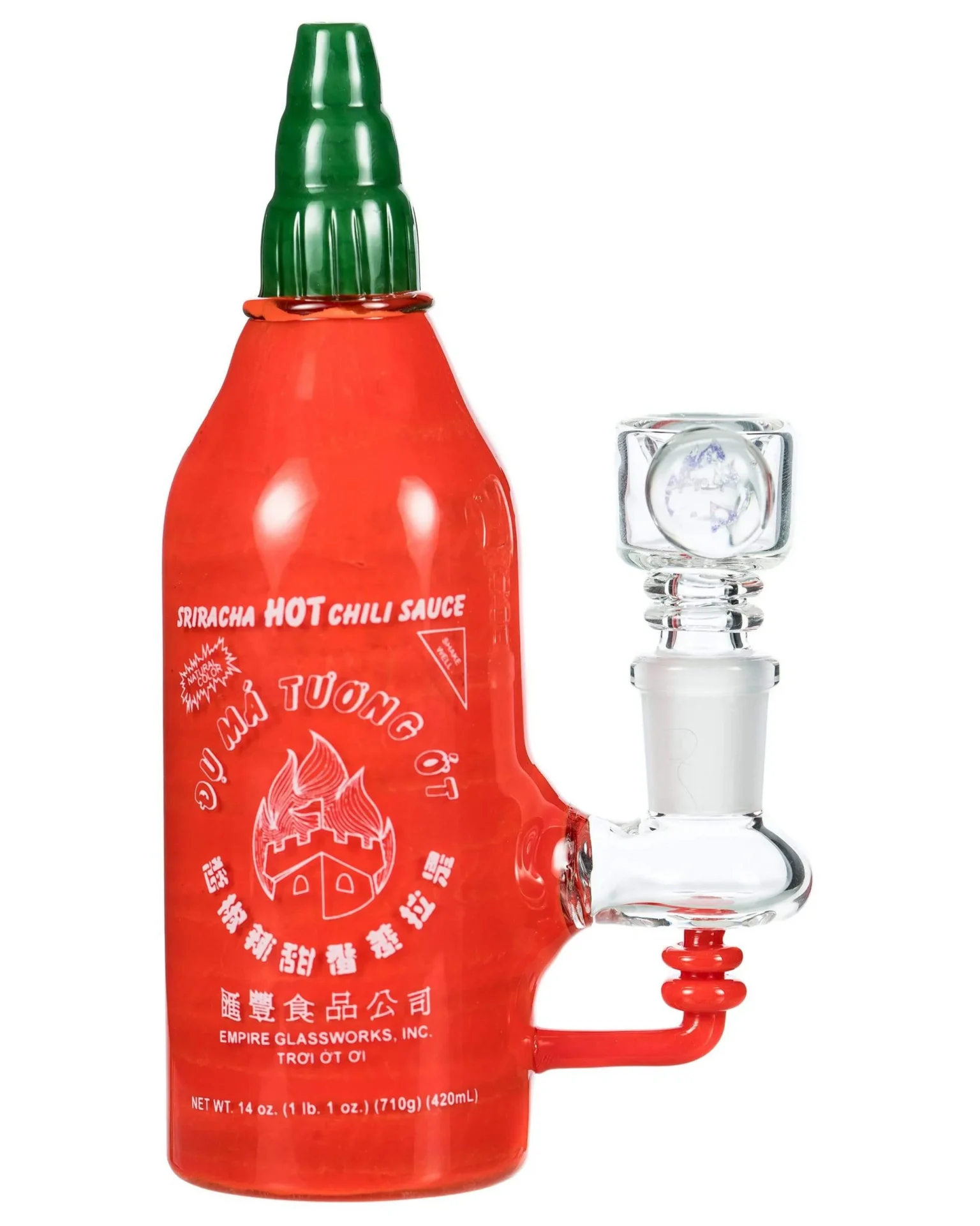 Empire Glassworks Sriracha Bottle Rig