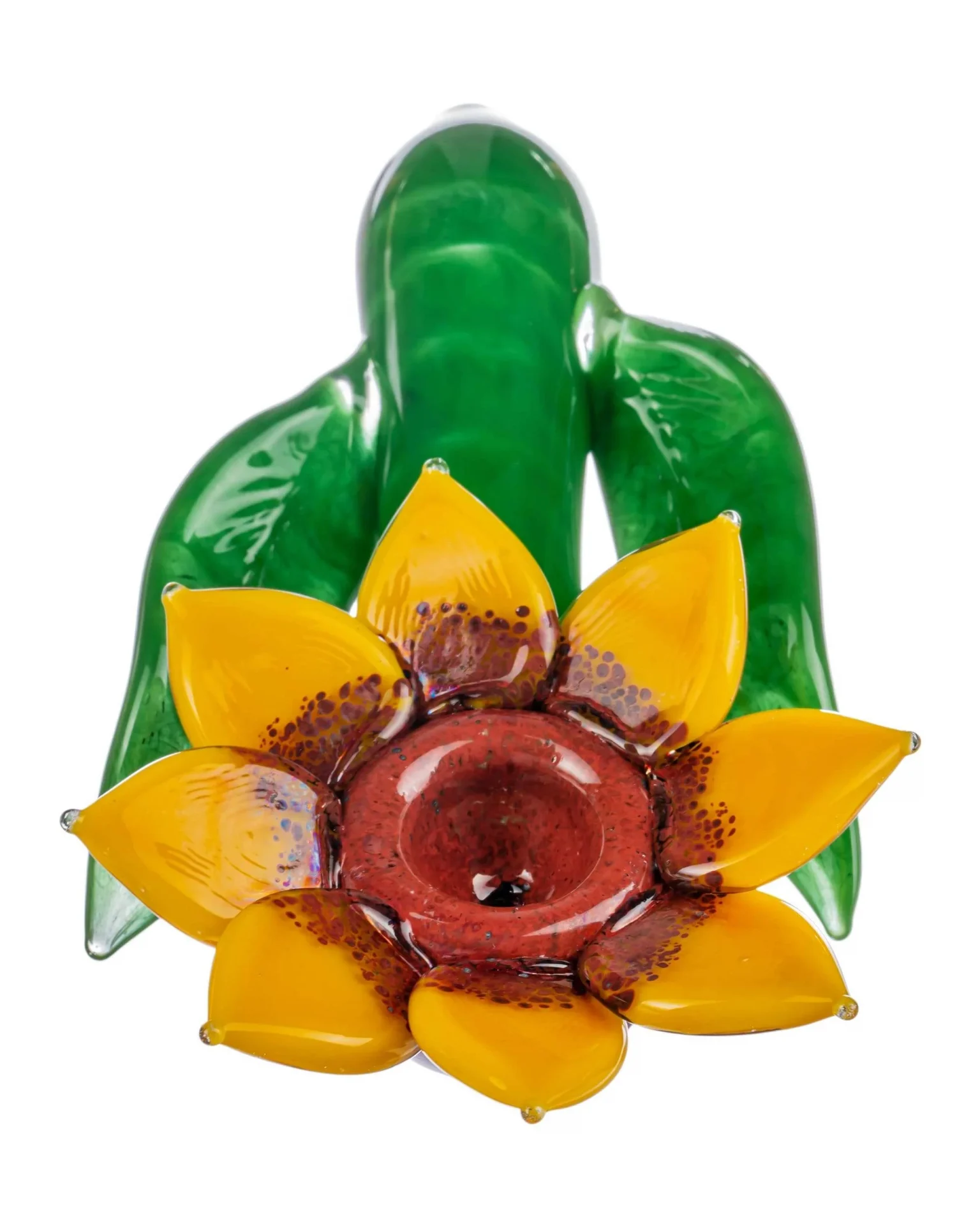 empire glassworks sunflower sherlock hand pipe eg 2140 13376370475082