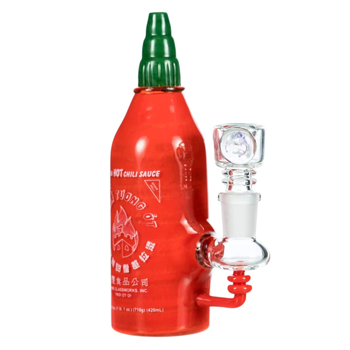 Sriracha Bottle Bong - 9.99 Cali Connected