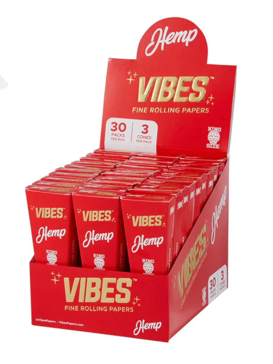 Vibes Pre-Rolled Cones Box King Size
