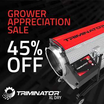 50% off Triminator XL Dry at LED Grow Lights Depot