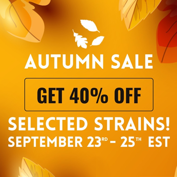 Get 40% off selected strains at  Canuk Seeds