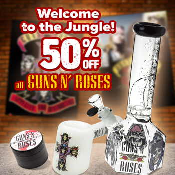 Get 50% off Guns N Roses Glass at GrassCity