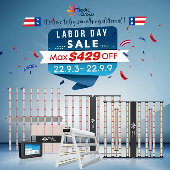 25% Off Labor Day Sale + Coupon at MedicGrow