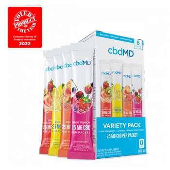 Save 20% on Water Soluble CBD Drinks at cbdMD