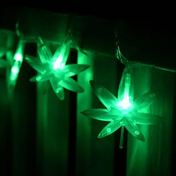 Save 15% on Weed Leaf LED String Lights atPulsar Vaporizers