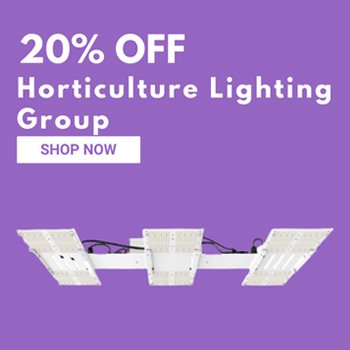 Save 20% on HLG Lighting at Growers House