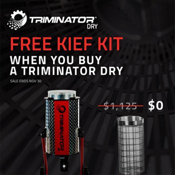 FREE Kief Kit with Triminator Dry at LED Grow Lights Depot