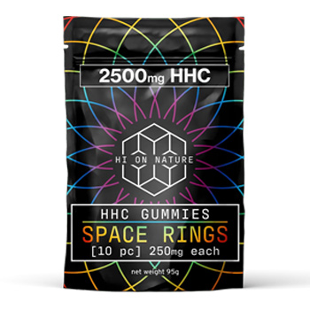 Delta THC 2500mg Space Rings - .60 at Hi On Nature