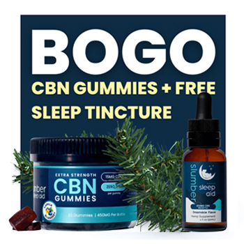 Buy Gummies, Get FREE CBN Tincture at  Slumber CBN