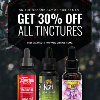 Save 30% on all THC tinctures at  Direct Delta-8