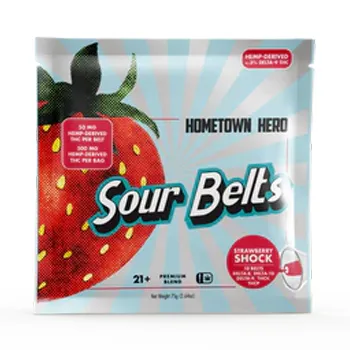 Save 20% on THC Sour Belts at Hometown Hero CBD
