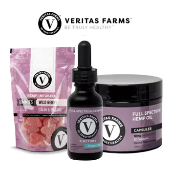 Buy 1 Get 1 FREE sitewide at  Veritas Farms