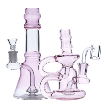 Get 10% off all pink bongs at DopeBoo