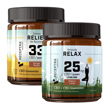 Save 40% on Relief and Rest Gummies at  Receptra