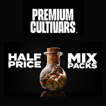 Get an extra 50% off mix packs at Premium Cultivars