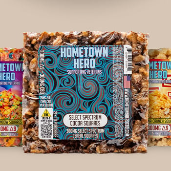 Get 25% off Delta-9 Cereal Squares at Hometown Hero CBD