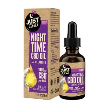 Save 33% on Nighttime CBD Oil Tincture at JustCBD