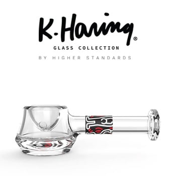 Get a FREE K. Haring Spoon Pipe at Higher Standards