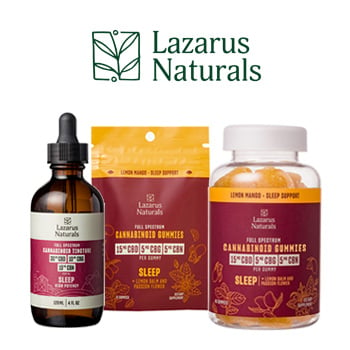 Save 20% on Sleep Health CBD atLazarus Naturals