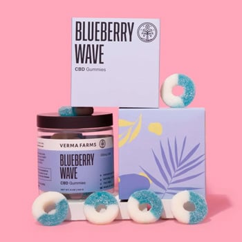 Blueberry Wave 500mg Gummies - .49 at Verma Farms