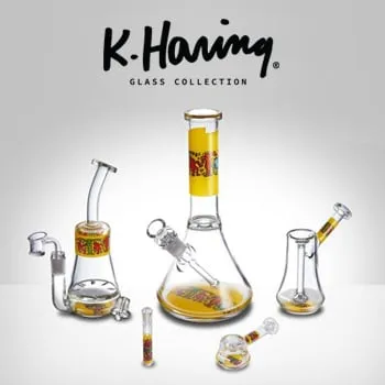 Save 25% on K. Haring Glass at Vapor.com