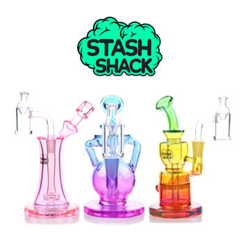 Save 25% on NEW Mini Rigs at  The Stash Shack