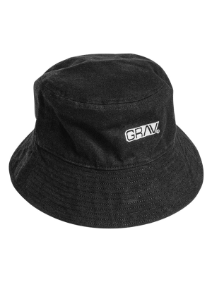 gravr logo reversible bucket hat apparel dankgeek