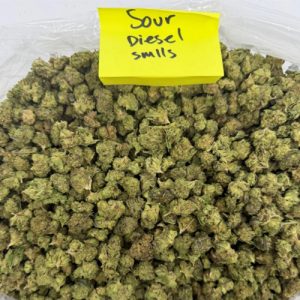Sour Diesel Premium THCa Flower Smalls OZ