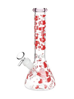 Love Heart Bongs Pink