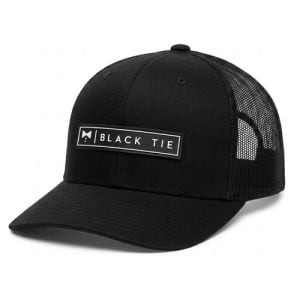 FREE Black Tie Hidden Stash Trucker Hat